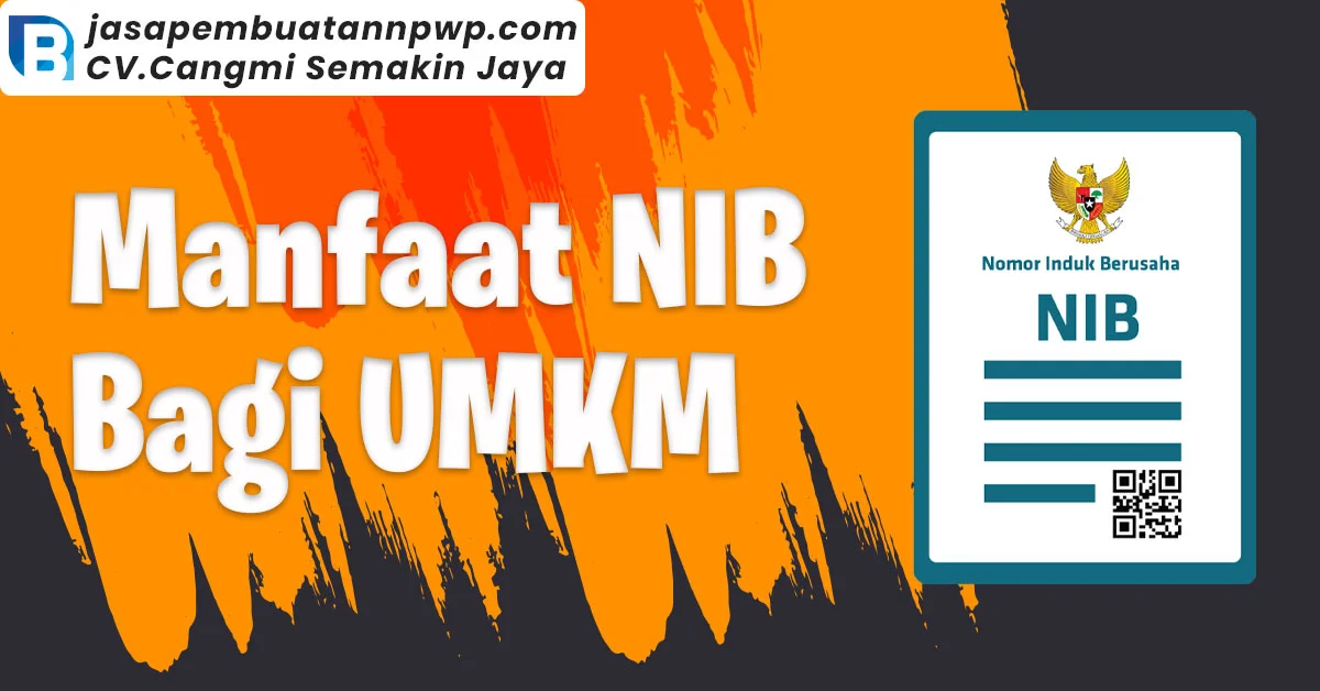 Manfaat NIB Bagi UMKM